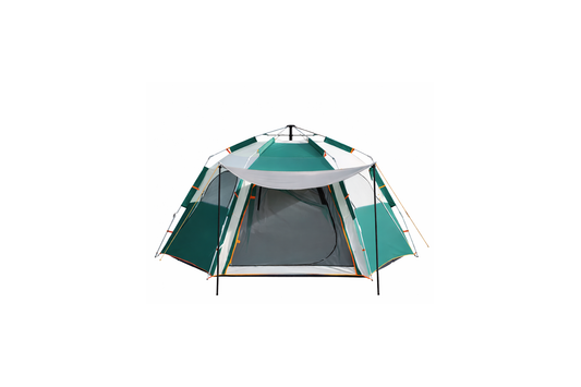 Campelia – Tente hexagonale 2 à 3 personnes 240 × 210 × 135 cm avec sac de transport