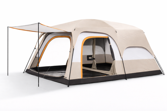 Campelia – Tente de camping 4 à 6 personnes 430 × 305 × 200 cm avec sac de transport
